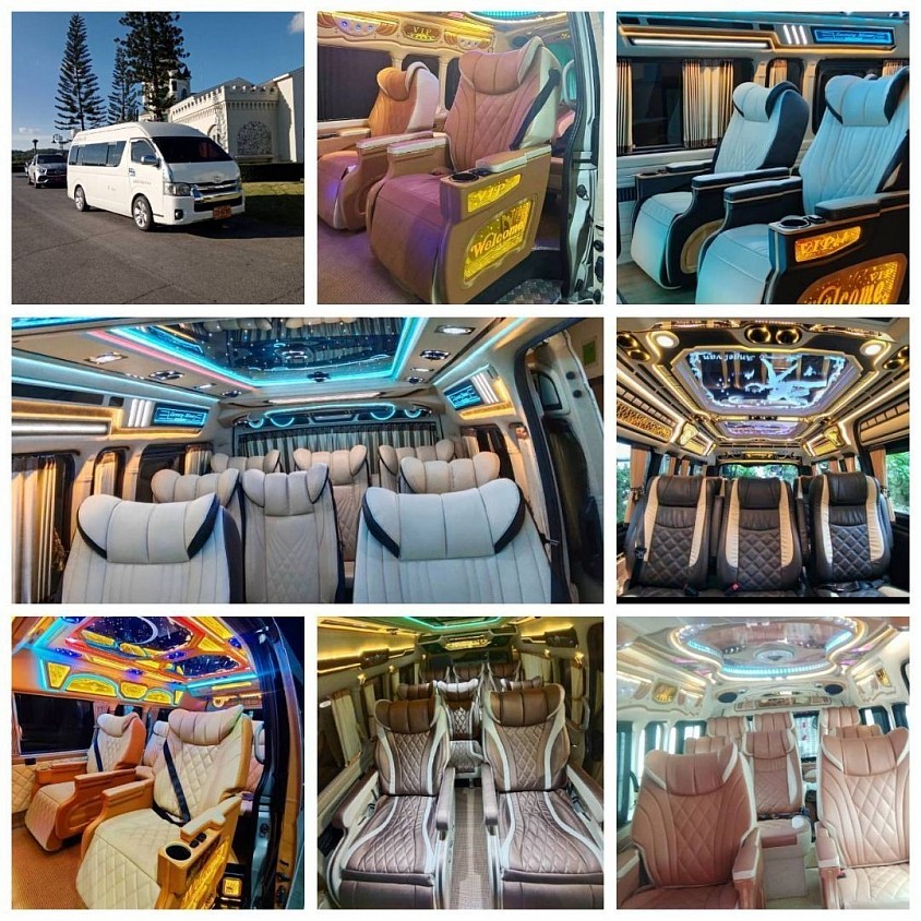 Luxury van hire 8 seats